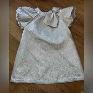 Zara Shimmering Gold Kids Dress